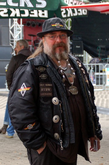 First Member Lommel des BTBW MC Germany. eine Rocker-Legende!