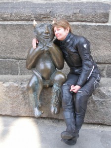 Renate Dietzelt bei einer ihrer Touren