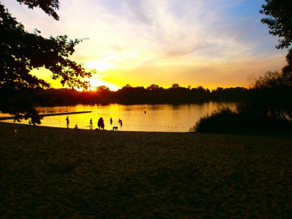 Gusow am Baggersee. Ist das geil oder ist das geil?