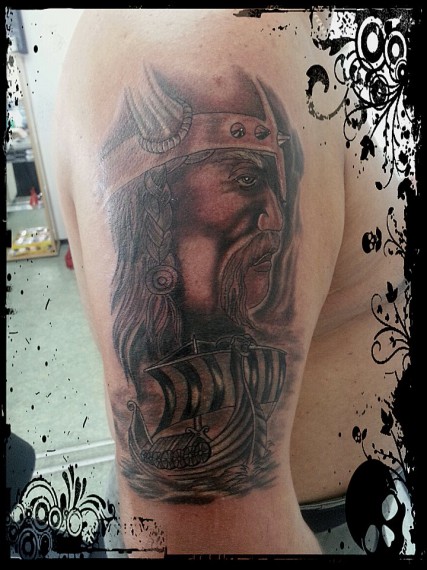 Viking-Motive sind insbesondere bei Bikern sehr beliebt.