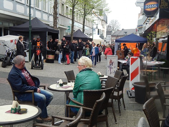 So um 10 Uhr bekam die Meile Gesicht!