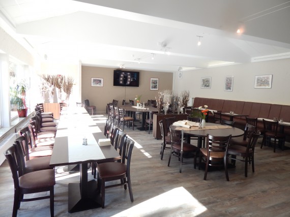 Der Raum war beim Breakfast komplett voll!