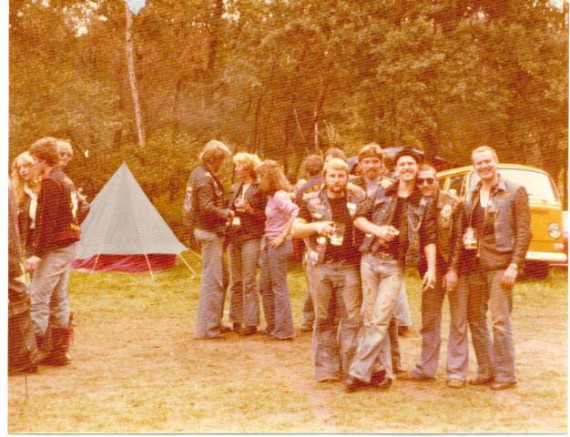 1977 auf einer Party bei den Ghostridern in Holland!