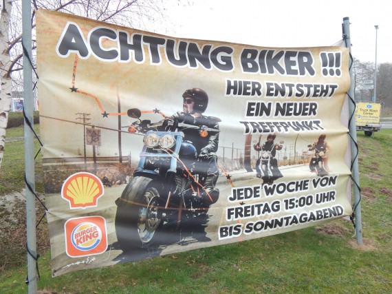 An der A1, Abfahrt Lohne/Dinklage entsteht ein neuer Biker-Treff!