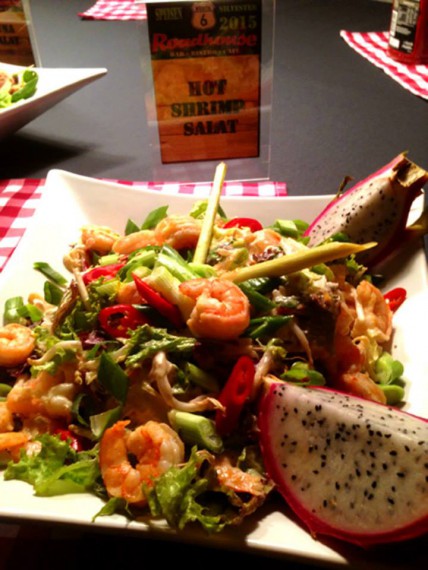 Die Salate sind frisch, beim Dressing ist die Küche etwas zu geizig!