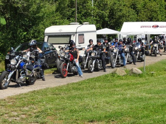 Die Norcic Choppers bei einer gemeinsamen Ausfahrt!