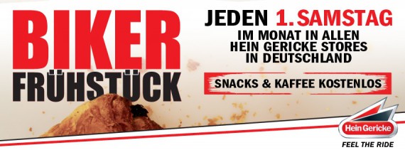 Hein Gericke stemmt in der gesamten Republik das Breakfast!