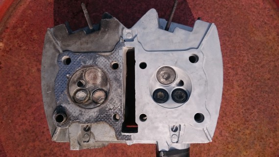 Vorher und nachher. Das Ergebnis ist gut zu erkennen!