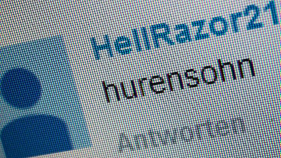 Unter Nicknames wird im Netz gepöbelt was das zeug hält.