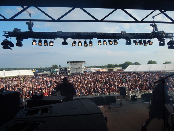 Blick auf das Publikum aus sicht der Limited Booze Boys! Neidfaktor hoch!