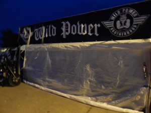 Der Wild-Power-Stand musste vorzeitig geschlossen werden. Ausverkauft!