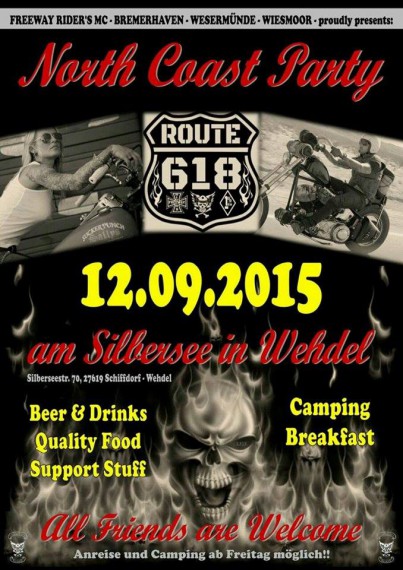 Beim Blick auf den Flyer dürfte klar sein, welches Chapter noch mit im Boot sitzt!