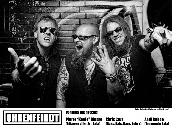 Ohrenfeindt stehen für schnörkellosen Vollgasrock. auf die Fresse eben!