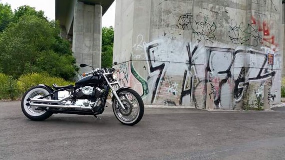 Mathias sein Bike. Klare Vorleibe für Bobbers und Café Racer! 