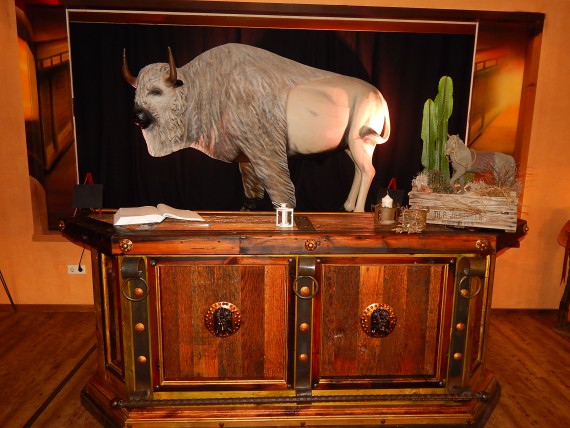 Tolles Entrée. Der weiße Büffel steht für Stabilität. Das wünschen wir dem White Buffalo auch!