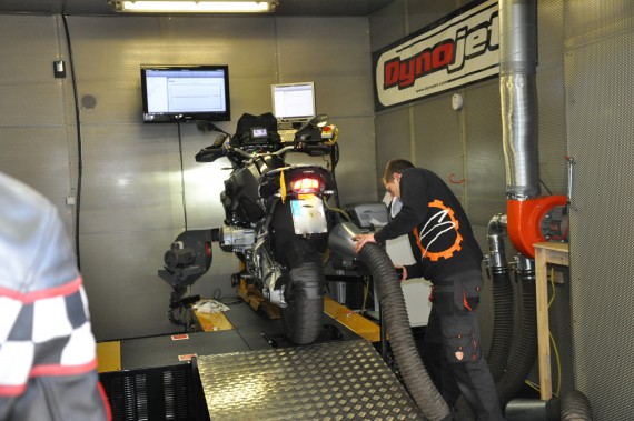 Man @ Work im Leistungsprüfstand. Wichtuig ist die genaue und optimale Abstimmung!