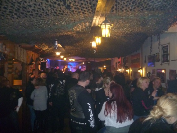Das Klubhaus in Weyhausen war richtig gut voll. Viele private Gäste ohne Juppe zeugen von guter Arbeit des MC!