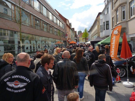 Der Zulauf vom Kirchplatz war top! Da war ich anfangs unsicher!
