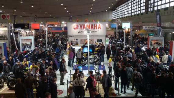Yamaha auf der Messe in Dortmund. Etliche neue Modelle warten auf euren Check.