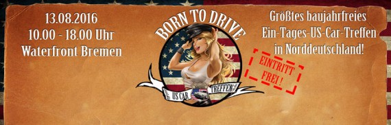Gasnz heißer Tipp für das zweite August-Wochenende. Das Born to Drive 9!