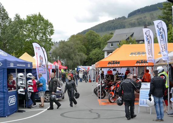 Das Motorrad-Festival in Olsberg läuft komplett Open air.
