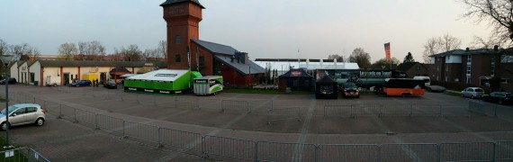 Das alte Industriegelände ist Austragunsort für den Herbsttreff!