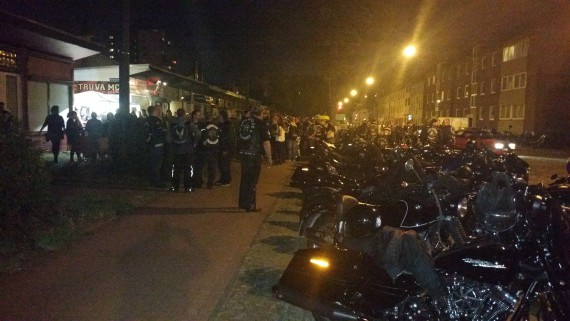 Zeitweilig herrschte am Samstag Ausnahemzustand auf zwei Rädern. 