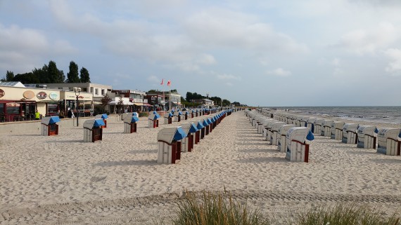 Sauber und klar strukturiert. Detusch! Die Promenade von Grömitz!