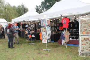 Fozzy an seinem Stand. Sicherlich treffe ich ihn auf den HMT und auf dem Jamboree. 