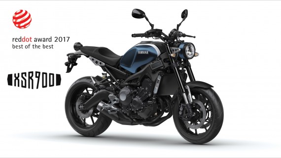 Die XSR900 wurde beim renommierten Red Dot Award*-Wettbewerb für Produktdesign 2017 als „Best of the Best" ausgezeichnet!