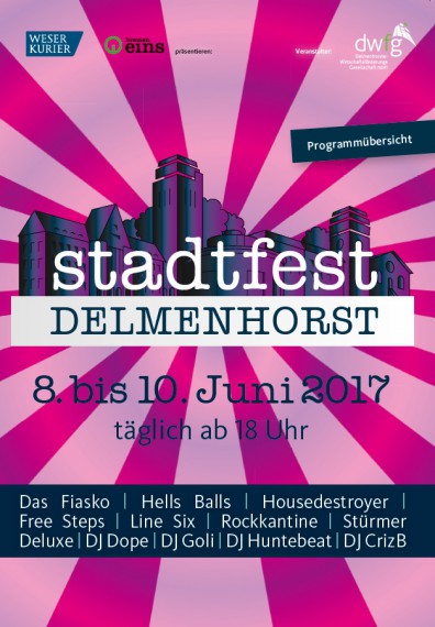 Von 08. bis 10. Juni steigt das Delmenhorster Stadtfest.